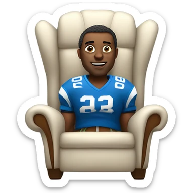 Lord Farquad watching football sticker