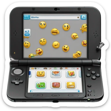 New Nintendo 3DS XL black sticker