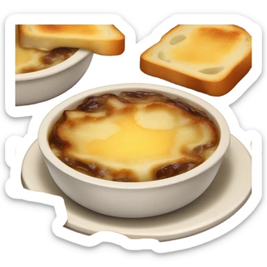 French onion soup sticker