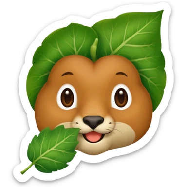 vegetarian animal sticker