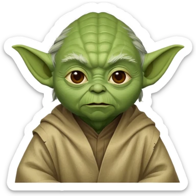 master yoda sticker