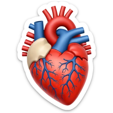 High Blood pressure with heart about to explode sticker