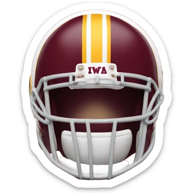 Washington redskins helmet  sticker