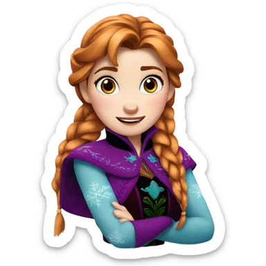 Frozen Anna sticker