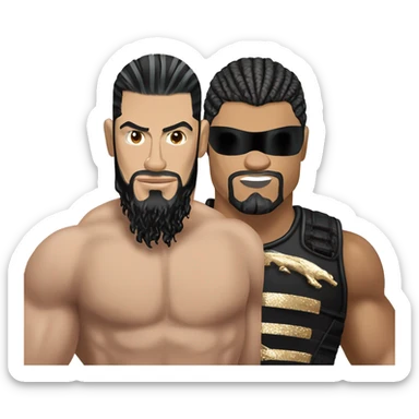 Roman Reigns VS Cody Rhodes on ring sticker