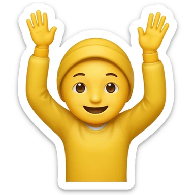dabbing emoji sticker