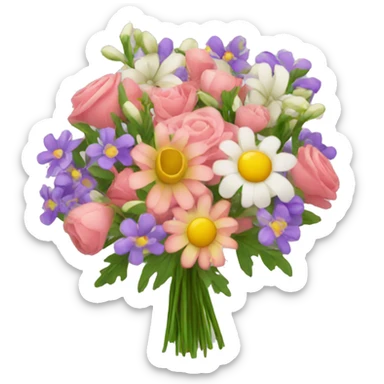 bouquet flowers  sticker