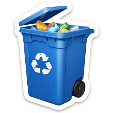 recyclage poubelle  sticker