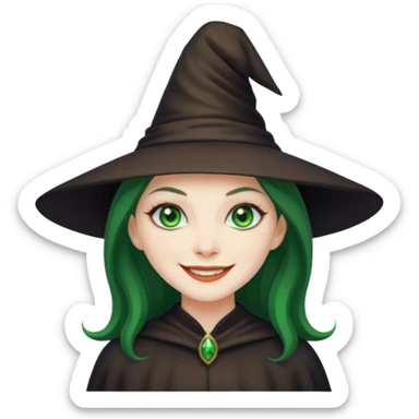 Witch smile sticker