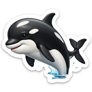 orca emoji sticker