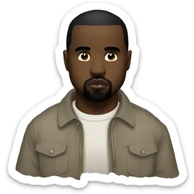 kanye album sticker