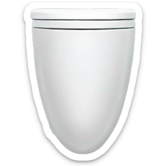 A guy in a toilet sticker