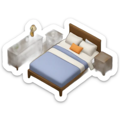 furniture isometric view sticker