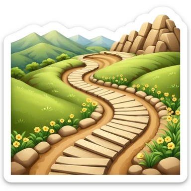 Hiking trail sticker