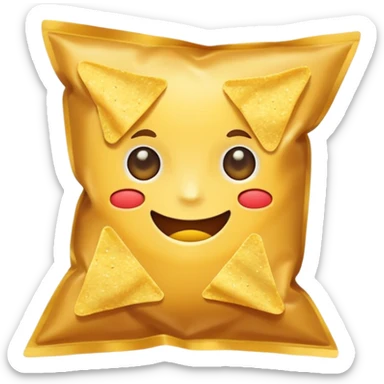 corn chips sticker