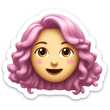 ￼ coquettes love heart sticker