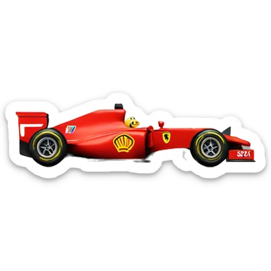 formula one ferari sticker