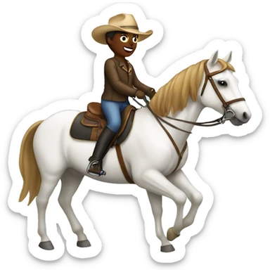 Horseback riding  sticker
