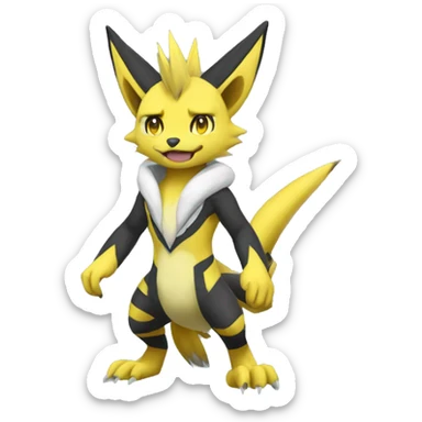 Lombax-Renamon-Zeraora full body sticker
