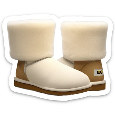 sherpa ugg boots sticker