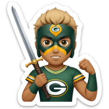 Packers warrior sticker