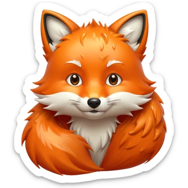 wet fox sticker