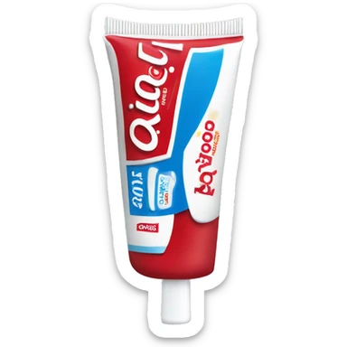 COLGATE toothpaste TUBE sticker