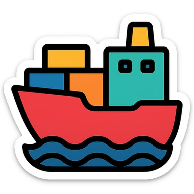 a ship sticker