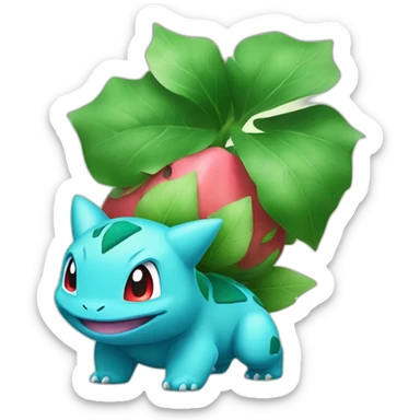 Ivysaur pokemon sticker