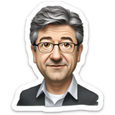 jean-luc Mélenchon sticker