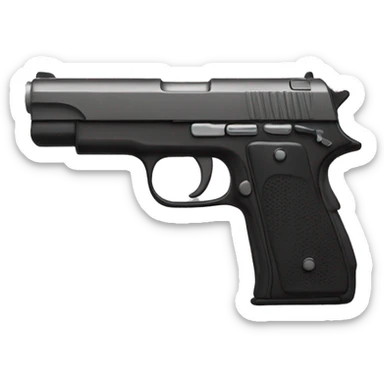 Fake gun sticker