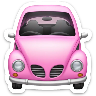 Pink car sticker