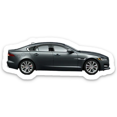 Jaguar XF 2016 dark gray sticker