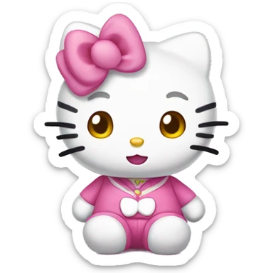 Hello kitty cute sticker