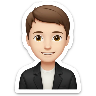 Connor from detroit become human sticker