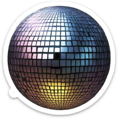 disco ball sticker