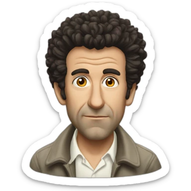 cosmo kramer sticker