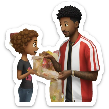 21 savage buying something  sticker