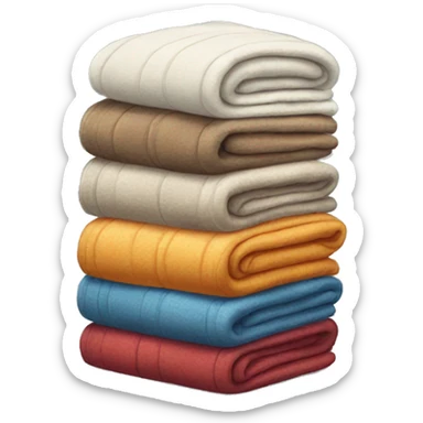 cosy blanket stack sticker