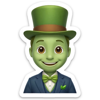 Jiminy cricket sticker