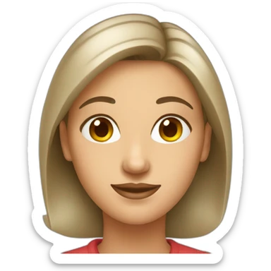 polish woman sticker