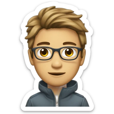 Monyet pake jas hujan sticker