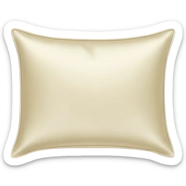 Silk pillow case sticker