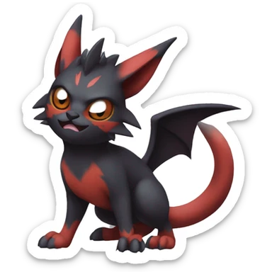 Noivern-Litten-Zorua full body sticker