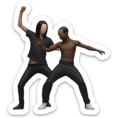 Rick owens dancing with Luis flores sticker