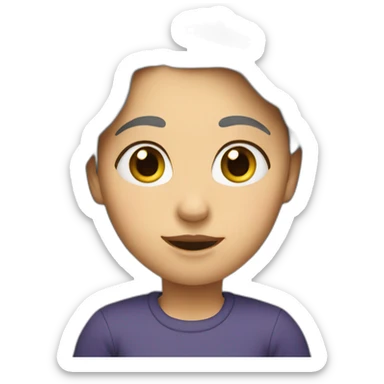 Enid from Wednesday sticker