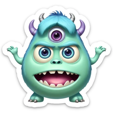 Monsters inc  sticker