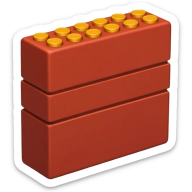 one brick view from above sticker