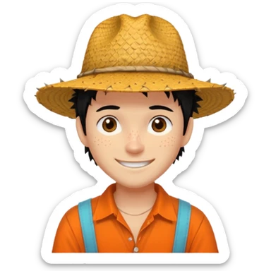 Ace from one piece sticker