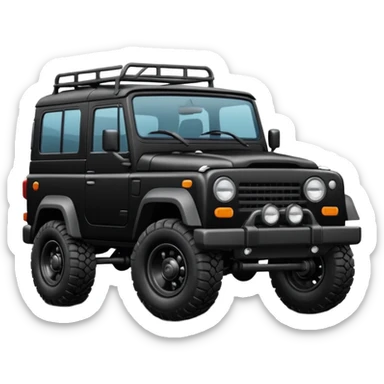 carro 4x4 sticker